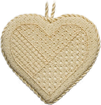 Pulled Thread Heart